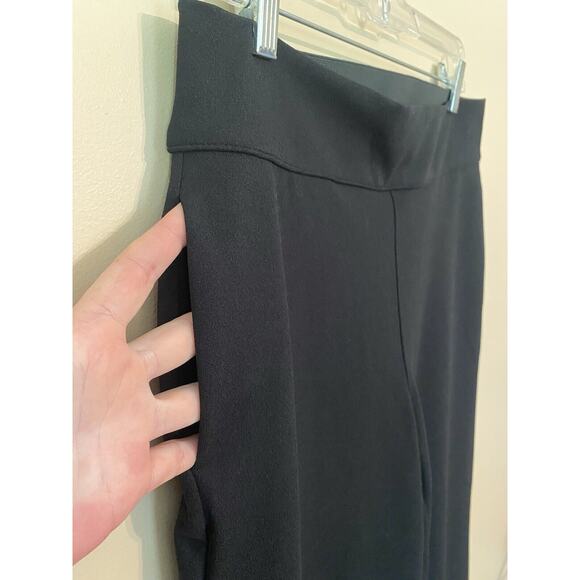 Diane Gilman DG2 Womens Size Medium Tall Black Dress Pants - Picture 3 of 4